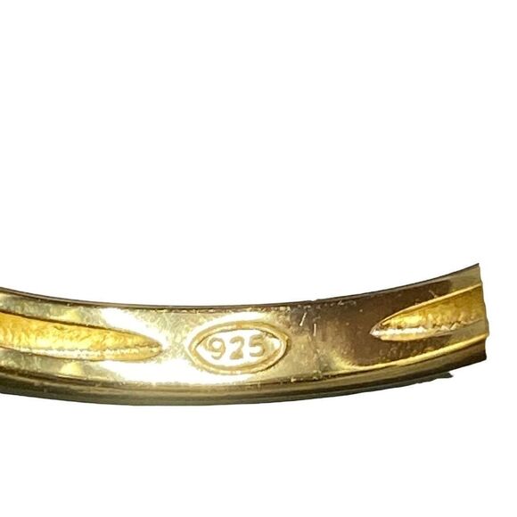 Sterling silver 925 stackable enamel rings peach lavender and green size 7.5 - Picture 6 of 8